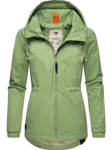 Ragwear Damen Übergangsjacke Danka Light Green 24 Gr. XS - Funktionsjacken - Sportlich-elegante Übergangsjacke, wasserfest und windabweisend, ideal für Outdoor-Aktivitäten und urbane Abenteuer.