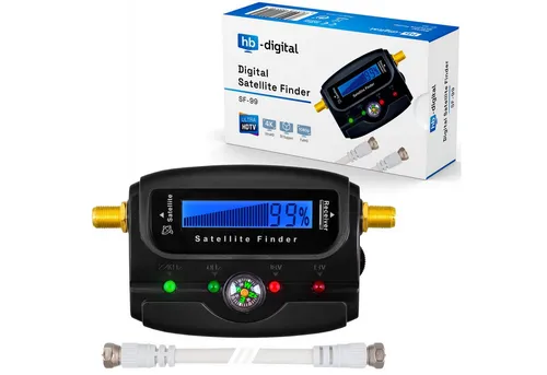 HB-DIGITAL Satfinder SF-99 mit LCD Display und Kompass