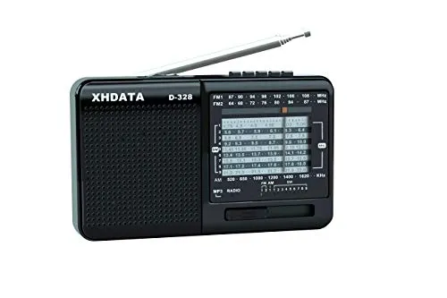 XHDATA D-328 Tragbarer Radio MP3 Player