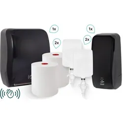 Blanc HYGIENIC KOMPLETT-Set Waschraum Sensor in schwarz von Blanc Hygienic