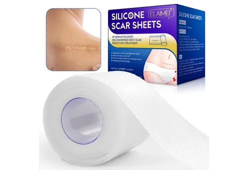 P-Beauty Cosmetic Accessories Wundpflaster Narbenpflaster Narben Reduktion Silicone Scar Sheets Transparent (1 St), Aknenarben, Dehnungsstreifen, Geschädigte Haut