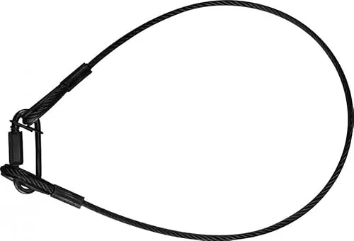 Riggatec Sicherungsseil, Safety 60cm x 5 mm bis 15 kg schwarz