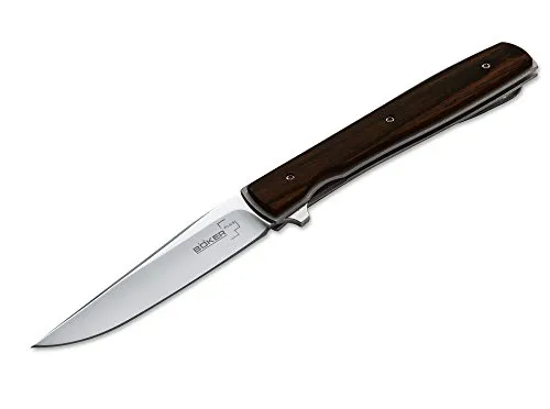 Böker Plus Urban Trapper Cocobolo Taschenmesser - Taschenmesser mit edlem Cocobolo-Holzgriff, ultraleicht und ideal für Outdoor-Abenteuer oder als elegantes EDC-Tool.