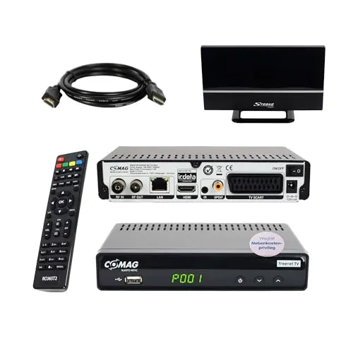 Comag SL65T2 DVB-T2 Receiver Bundle mit Antenne von Sky Vision