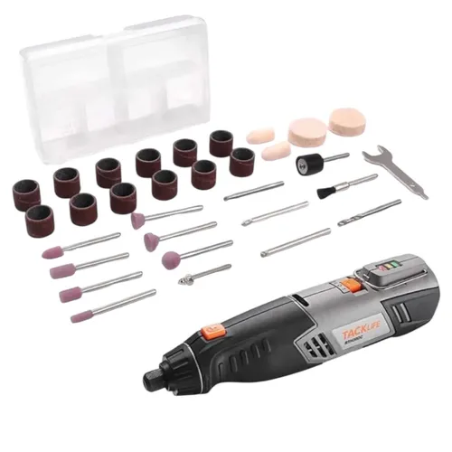 Rotationsschleifer Tacklife RTH30DC  4V  Akku-Rotationswerkzeug mit Zubehör Neu