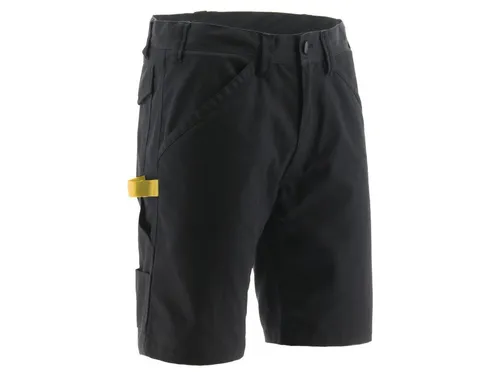 Essential Jobshort Schwarz 32 - Robuste Shorts mit 3-fach vernähten Hauptnähten, praktischen Tascheneingriffen und Hammerschlaufe für professionelle Einsatzmöglichkeiten.