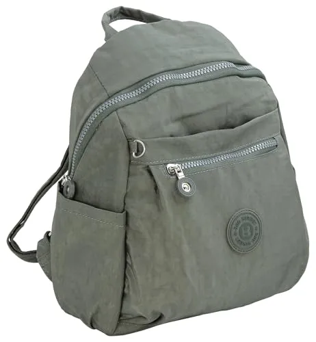 BAG STREET Kleiner Damen Rucksack - Leichter Nylon Daypack für Freizeit - Kleiner, leichter Damen Rucksack aus robustem Nylon mit vielen Fächern. Ideal für die Freizeit, bietet er hohen Tragekomfort und praktische Aufbewahrungslösungen. Perfekt für unterwegs!