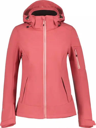 Icepeak Softshelljacke Bathgate Raspberry - Funktionsjacke mit durchgehendem Reißverschluss, atmungsaktiv und winddicht – ideal für Outdoor-Aktivitäten bei jedem Wetter.