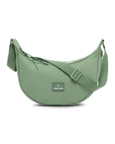 Johnny Urban Ally Small Half Moon Bag - Stylische Umhängetasche aus recyceltem Polyester, wasserabweisend und ideal für den Alltag. Die Halbmond-Form bietet genug Platz für deine Essentials.