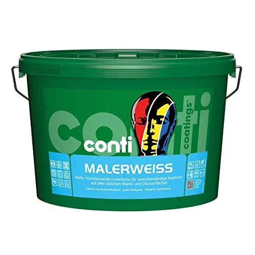 Conti MalerWeiß Wohnraumfarbe 12,5 Liter Altweiß