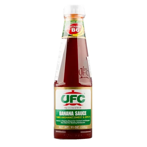 320g UFC BANANA SAUCE MILD sweet & spicy Bananen Soße süß & würzig Bananensauce