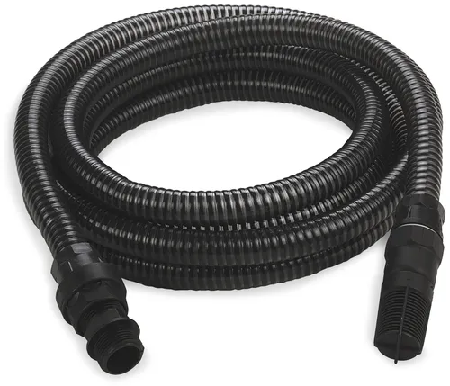 Original Einhell Saugschlauch 4 m (Pumpen-Zubehör, für Einhell Pumpen, Hauswasserwerke & -automaten, Länge 4 m, Ø 25 mm, inkl. Adapter, Doppelnippel, Rückschlagventil)