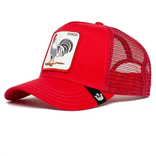 Goorin Bros. The Farm Original Core Snapback Trucker Hat - Baseball Cap mit verstellbarem Schnappverschluss, Netzeinsatz und originellem Tiermotiv. Ideal für Komfort und Style im Alltag.