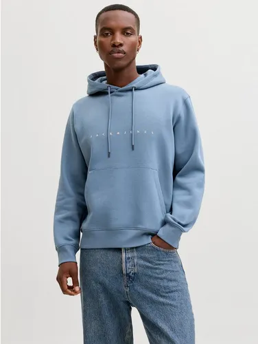 JACK & JONES Jjestar Jj Sweat Hood Noos - Bequemer Kapuzenpullover - Locker geschnittenes Sweatshirt für Erwachsene, ideal für Freizeit und Alltag. Komfortable Kapuze und lange Ärmel sorgen für einen lässigen Look und Tragekomfort.