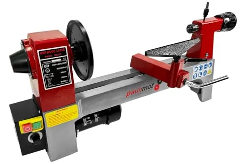 PAULIMOT Drechselbank DM300-V – 330 mm Spitzenweite, 250 Watt Motor