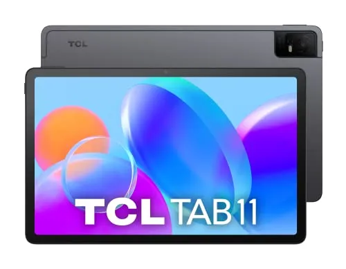TCL Tab 11 - 64GB/4GB - Dunkelgrau - Tablet mit 11-Zoll 2K NXTVISION Display, 8000-mAh-Akku für lange Nutzung und erweiterbarem Speicher - ideal für Entertainment und produktives Arbeiten.
