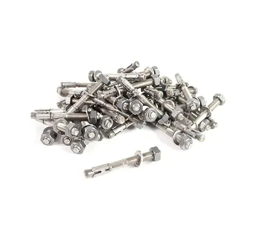 myMAW Schwerlastdübel M10 - 100 Stück Edelstahl A4 - Ankerbolzen für höchste Ansprüche: Robuste Edelstahl A4 Konstruktion, ideal für schwere Lasten und vielseitige Anwendungen in Beton.