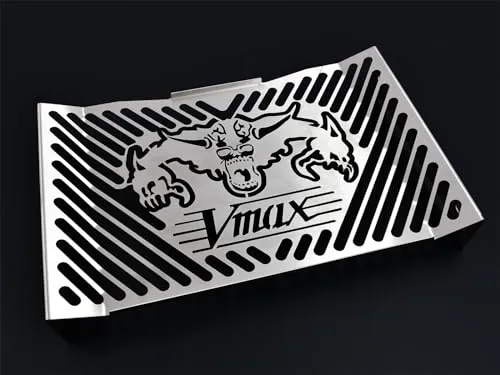 kompatibel mit: Yamaha Vmax BJ 1985-06 Kühlerabdeckung Wasserkühler Kühlergrill Kühlerschutz Kühlergitter Kühlerschutzgitter Kühlerverkleidung mit Seitenabdeckung Diablo silber