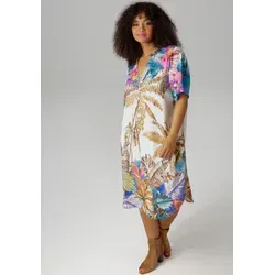 Blusenkleid ANISTON PLUS, Damen, Gr. 44, bunt von Aniston