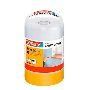 tesa EASY COVER PERFECT+ M Abdeckfolie transparent 55,0 cm x 33,0 m 1 Rolle