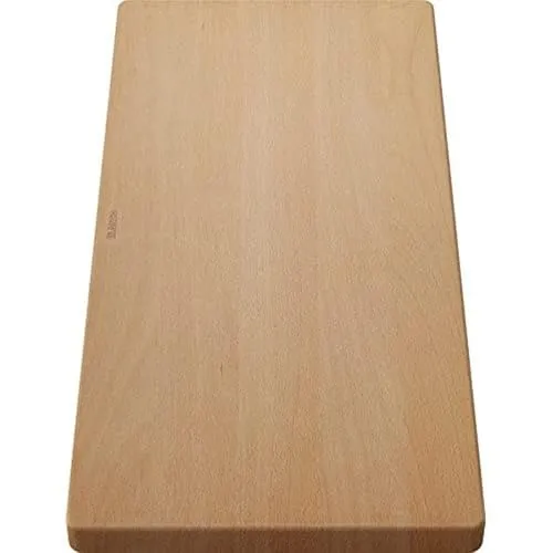 BLANCO Schneidbrett aus massiver Buche | 540 x 260 mm - Becken-Zubehör aus hochwertiger Buche, für flexibles Arbeiten direkt an der Spüle, ideal für effizientes Kochen.