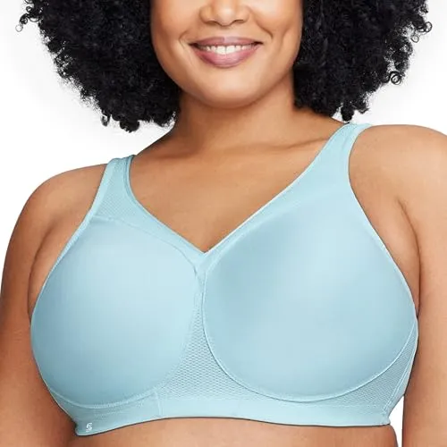 Glamorise Damen 1006 Sports Bra, Eiswasser, 95D EU