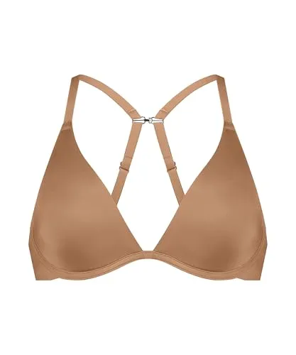 Hunkemöller Ungepolsterter Bügel-BH Smooth - Mocha Mousse - 80B - Moderner, unentbehrlicher BH mit atmungsaktiven Cups für höchsten Komfort. Nahtloser Look und schmeichelhafte Silhouette, ideal für jeden Anlass.