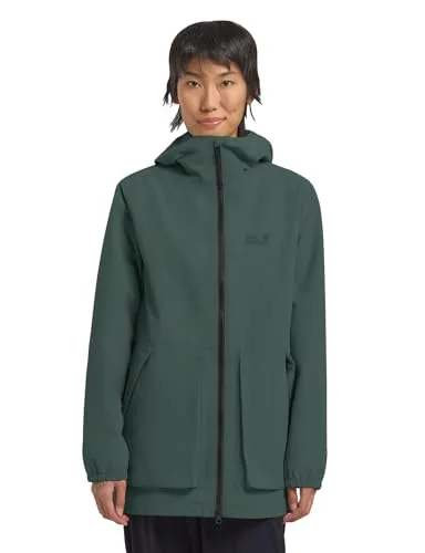 Jack Wolfskin Damen TERRAVIEW 2L W Parka, sago Palm, L in grün von Jack Wolfskin