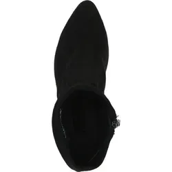 Caprice Damen Stiefelette Textil elegant Trichter Absatz Stretch 9-25338-41, Größe: 38.5 EU - Schwarz - Elegante Stiefelette mit Stretch-Schaft, ideal für Büro und Freizeit. Der 9 cm Trichterabsatz sorgt für Komfort und Stil, während der Reißverschluss den Einstieg erleichtert.