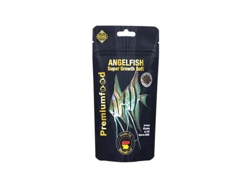 Premium Fischfutter Aquarium 125ml [FÜR WACHSTUM & FARBENPRACHT] - Angelfish Supergrowth - sehr gut verträgliches Softgranulat - Aquarienfischfutter, Skalar Futter, Kampffisch Futter
