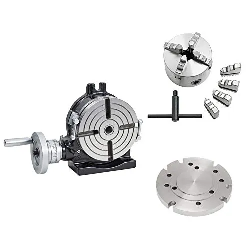 WABECO Teilapparat Ø 150 mit 4 Backenfutter 125 Rundtisch