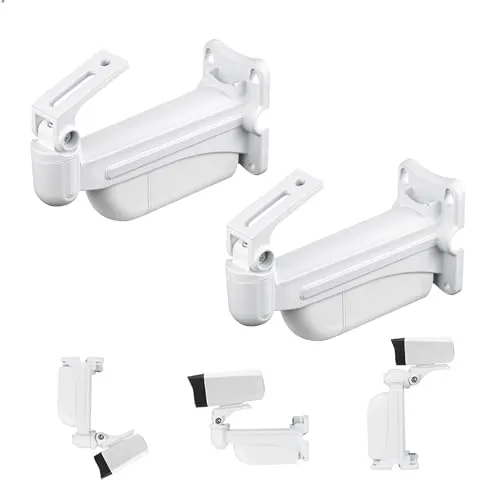Kamera wandhalterung Überwachungskamera Halterung Kamera Halterung, Überwachungsbügel im Universalstil Wandhalterung mit Rundum Kameraeinstellung Geeignet für Wände Decken und Setzstufen 2 Stück