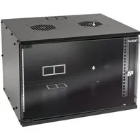 HMF Netzwerkschrank 65707-02, 19 Zoll, 7HE Wandgehäuse