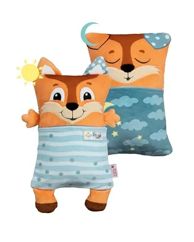 NICI Kuscheltier Fuchs mit Wendefunktion (30 cm) - Plüschtier mit einzigartiger Wendefunktion, ideal zum Kuscheln und Spielen für Kinder und Sammler.