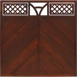 Sichtschutzzaun Toulon 180 cm x 180 cm Braun