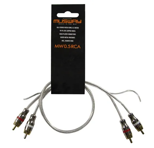 Musway MUSWAY MW0.3RCA Cinchkabel 0,3 m Audio- & Video-Kabel