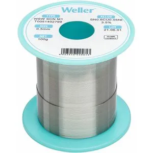 Weller Lötzinn T0051402799, 0,5mm, bleifrei von Weller