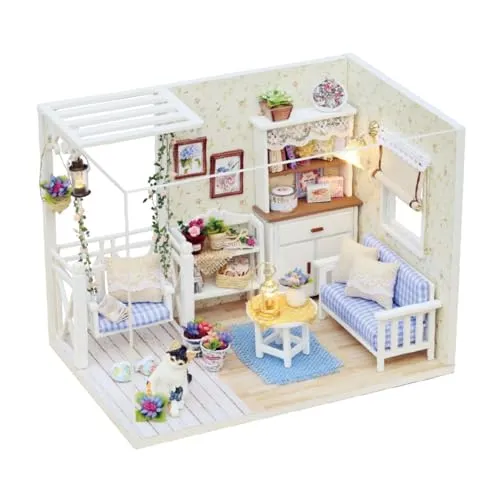 CUTEROOM DIY Holz Diorama Modellbausatz für Erwachsene