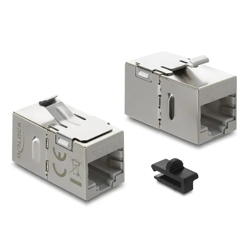 Delock Keystone Modul Kupplung RJ45 Buchse zu RJ45 Buchse Cat.6A...