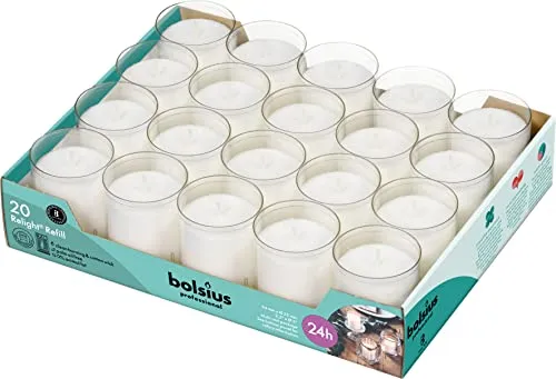 bolsius ReLight Nachfüller (20er Tray) in weiß von Bolsius