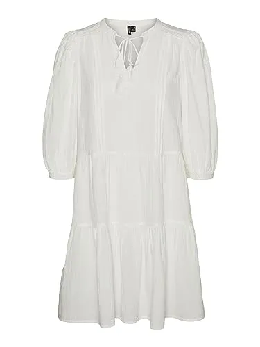 VERO MODA Vmpretty 3/4 Tunic WVN Ga Noos in weiß von VERO MODA