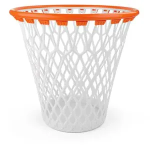 Legami Papierkorb Slam Dunk Basketball, weiß, rund, aus Kunststoff, 15 Liter