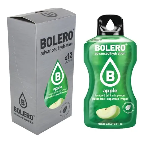 Bolero STICKS Getränkepulver 12x3g Apfel