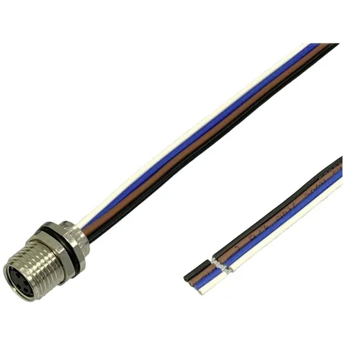 BKL Electronic 2701011 Sensor/Aktor Einbaubuchse M8  0.2 m Polzahl Sensoren: ...