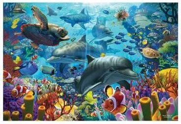 Cobble Hill Korallenmeer 2000 Teile Puzzle - Hochwertiges 2000 Teile Puzzle mit atemberaubendem Korallenmeer-Motiv, ideal für entspannende Stunden und kreative Herausforderung.