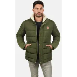 Blend Winterjacke BLEND BHFrederic grün S (46/48) - Funktionsjacke in Ivy Green mit hochschließendem Kragen und Kapuze, ideal für kalte Tage. Hergestellt aus 100% Polyester, pflegeleicht und im lässigen Regular Fit.