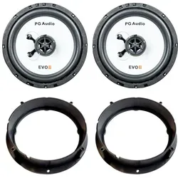 PG Audio Lautsprecher Einbauset für VW Golf 4 & 6 von PG Audio