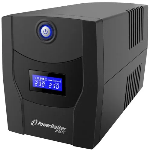 Basic VI 1500 STL - 1500 VA Line-Interactive-USV, 4 Typ-F Ausgänge und USB-Anschluss für einfache Kommunikation