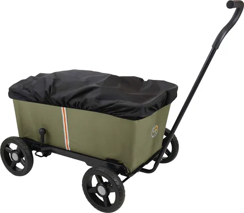 Faltbarer Bollerwagen mit drehbaren Rädern