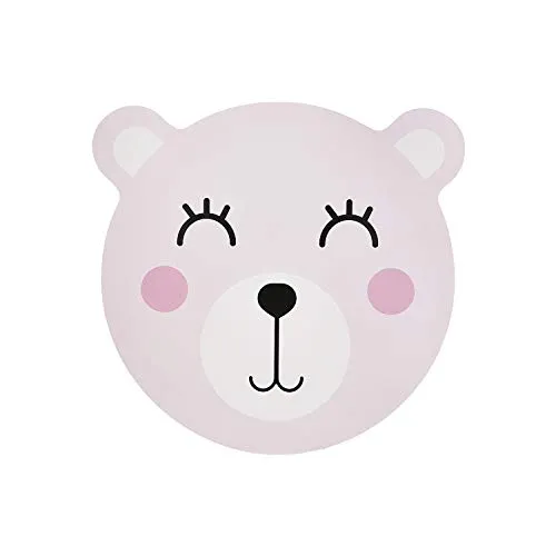 Zeller 27071 Platzset Bär, Kunststoff, rosa